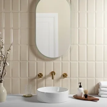 Metro Victoria Cream Gloss 200x100 Tiles