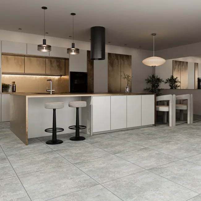 Cemento Grey Concrete Effect Wall and Floor Tiles