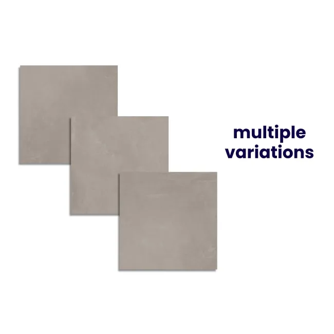 Azuma AGRM Silver Grey 600x600 Concrete Effect Tiles