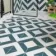 Zebra Green and White Matt Striped Wall and Floor Tiles