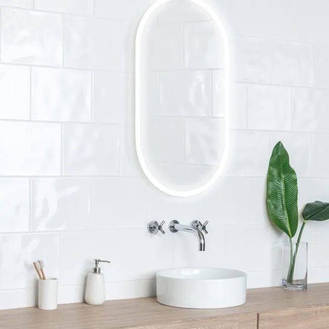 Timeless Bumpy White Gloss Tiles 250x200