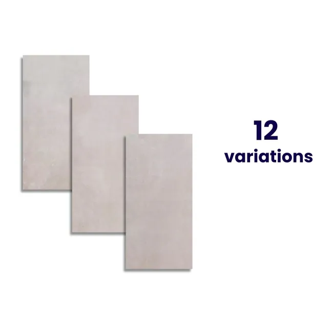 Tapa Light Bone Rectified Matt Stone Effect Tile 600x300x7mm