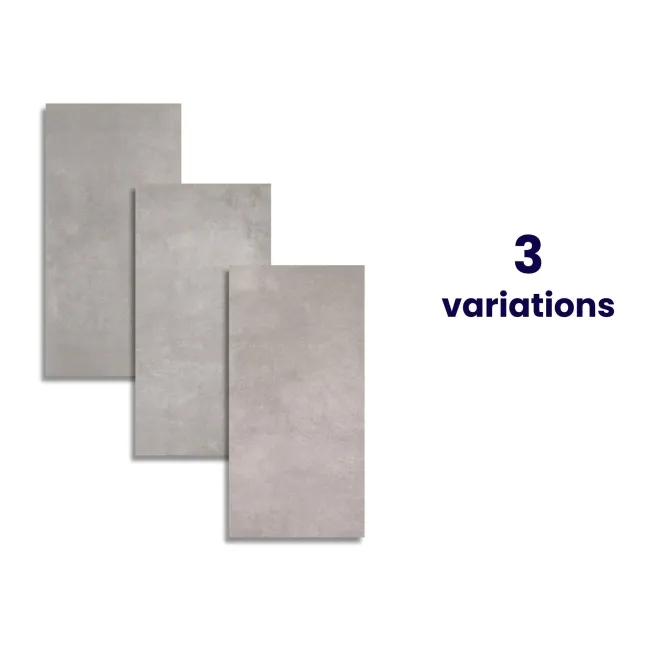 Tapa Grey Rectified Matt Stone Effect Tile 1200x600x7mm