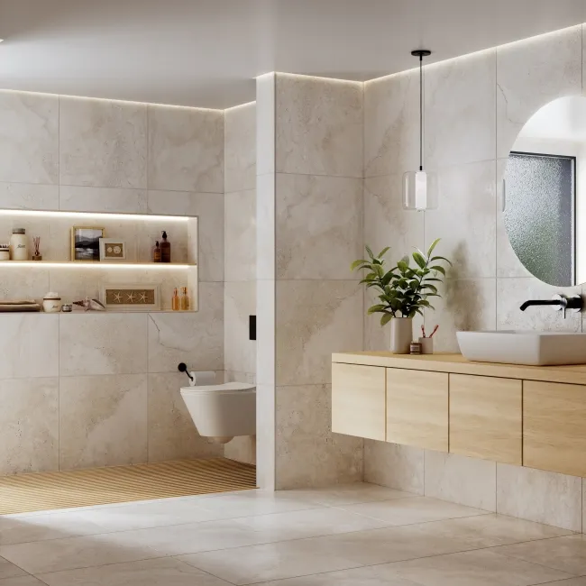 Sahara Beige Matt Rectified Wall and Floor Tiles 60x60