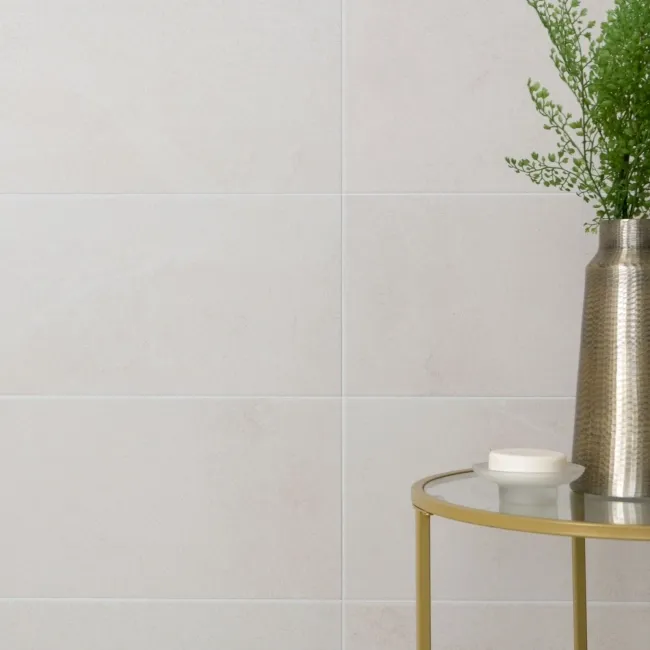Stoneart Matt White Stone Effect Wall and Floor Tiles