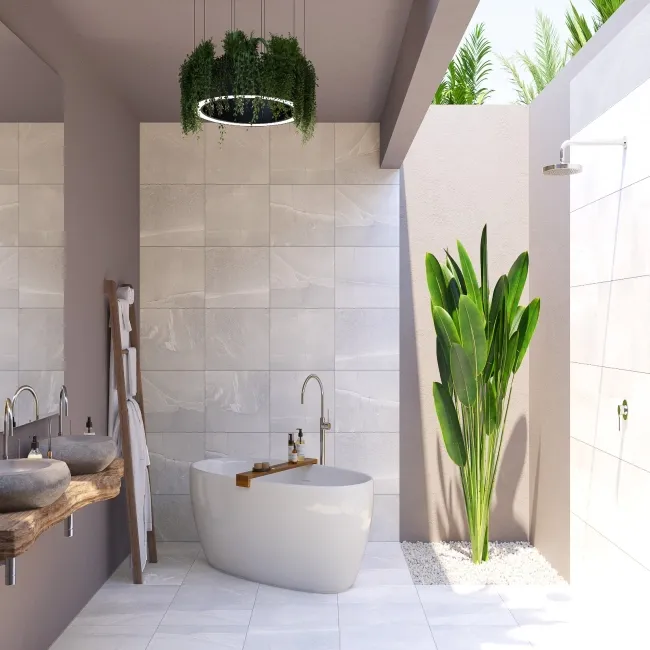 Stoneline White Matt Wall and Floor Tiles