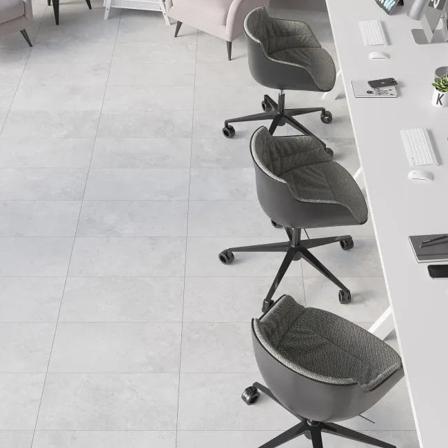 Valley Grey Stone Effect Matt Porcelain Wall and Floor Tile