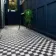 Victorian White & Black Chequer Mosaic