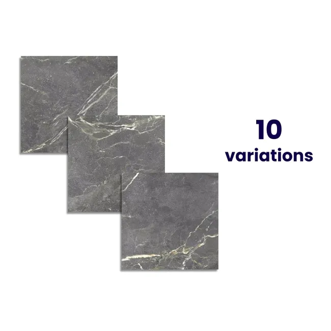 Toulouse Dark Stone Effect Tiles 90x90