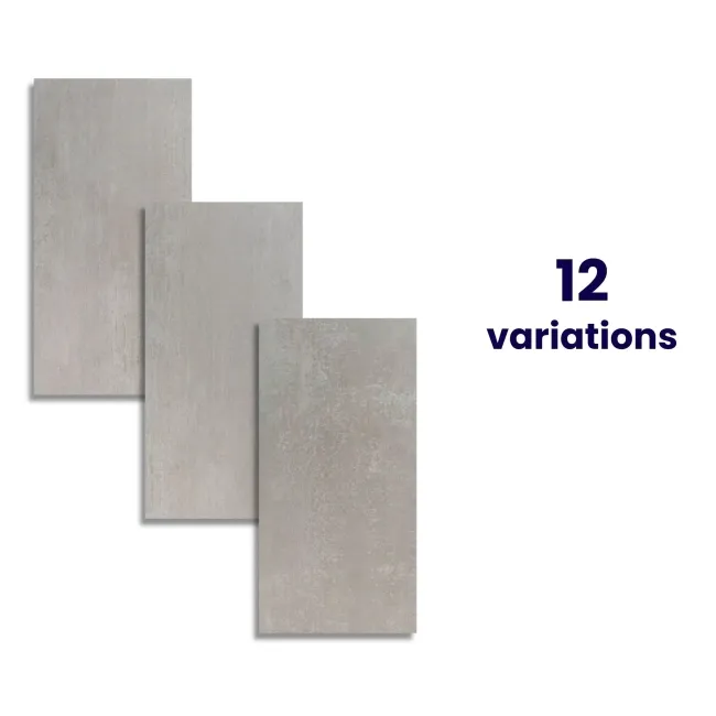 Porto Grey Matt Concrete Effect Wall and Floor Tiles