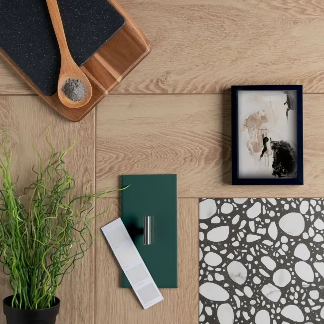 Star Wood Brown Oak Wood Effect Tile