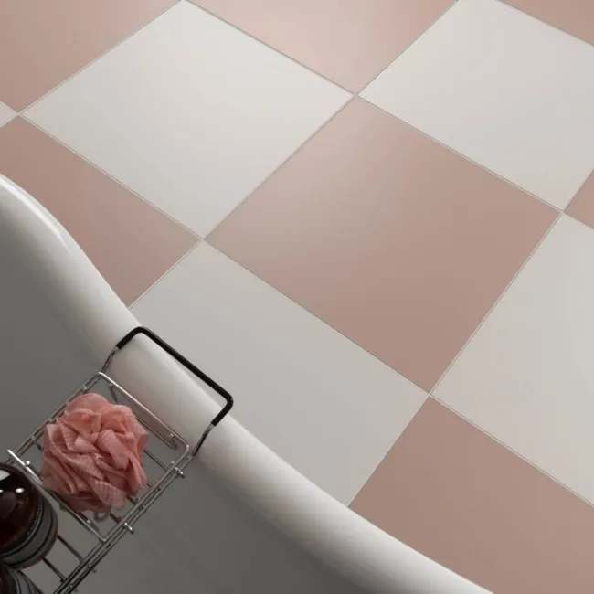 Cielo Super Bianco White Matt Plain Tiles 598x598