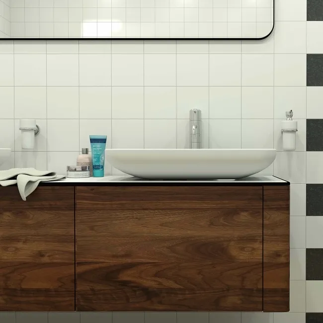 Timeless Matt White Flat Tiles 150x150