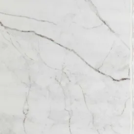 Riva White Gloss Marble Effect Decor Wall Tile 600x300