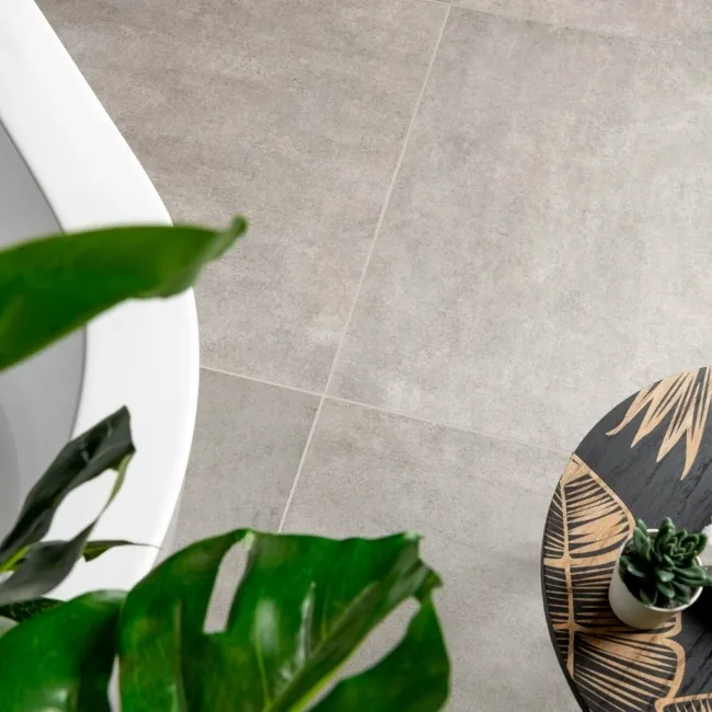 Clay Stone Effect Grey Stone Effect Floor Tiles