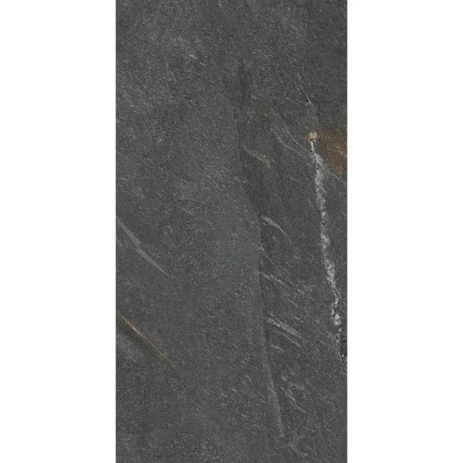 Granby Dark Grey Matt Stone Effect Wall And Floor Rectified Tiles