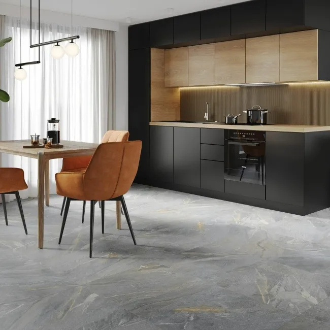 Granby Grey Matt Stone Effect Wall And Floor Tiles 597x597