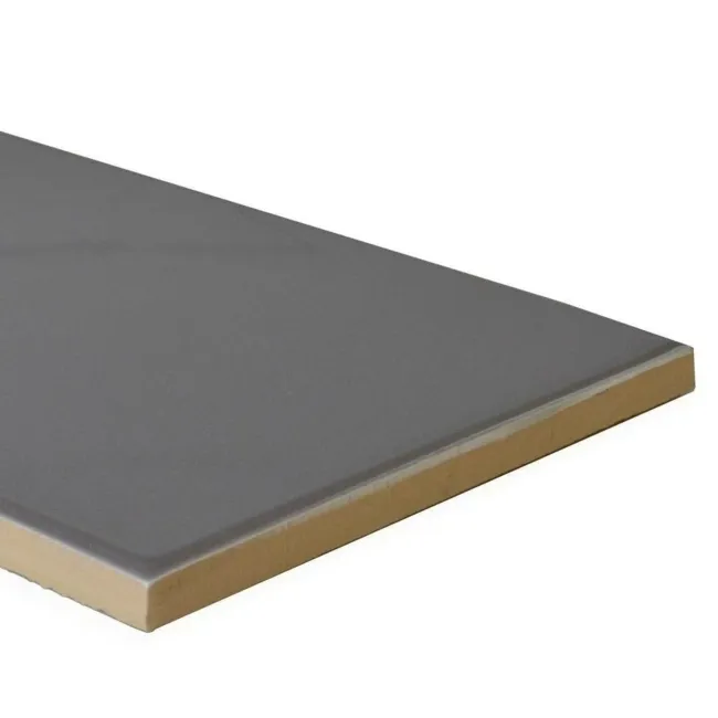 Bricks Dark Grey Gloss Ceramic Metro Wall Tiles 300x100x7mm