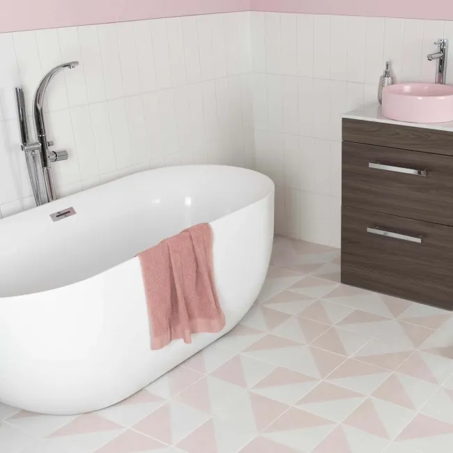 Bricks White Matt Ceramic Metro Wall Tiles 300x100x7mm