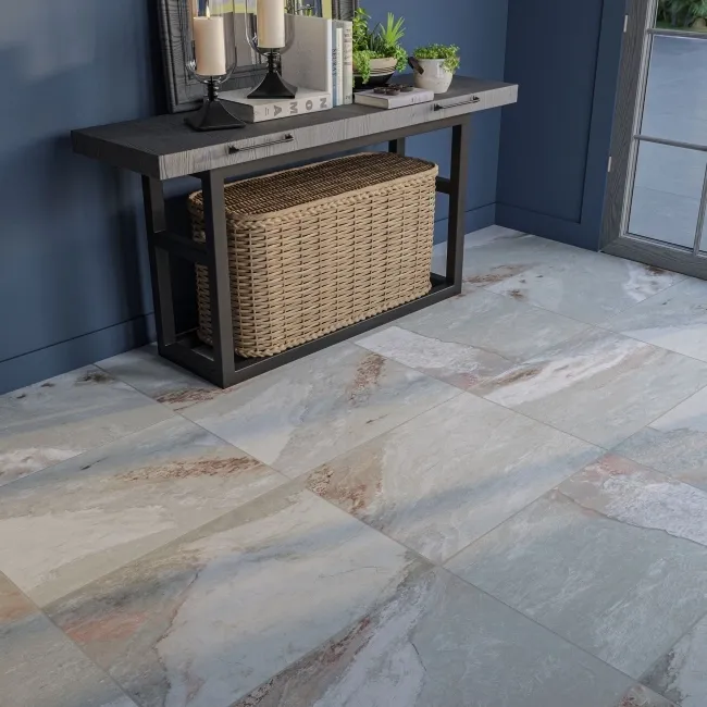 Newstone Iceberg Light Grey Matt Slate Effect Wall and Floor Tiles