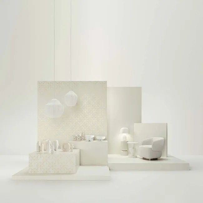 Cielo Super Bianco White Matt Plain Tiles 598x598