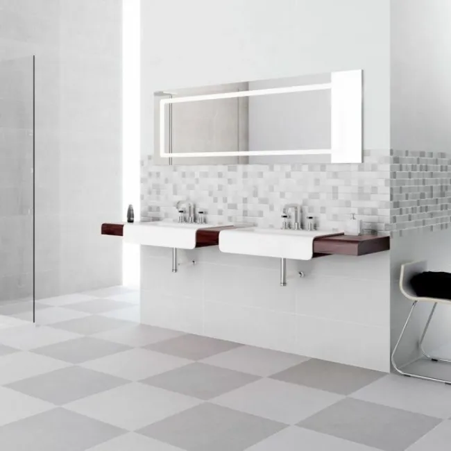 Uptown RLV Cold Concrete Effect Tiles