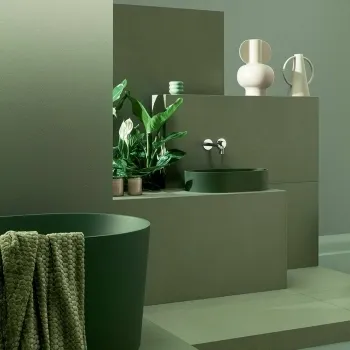 Cielo Verde Green Matt Plain Tiles 598x598