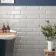 Metro Light Grey Gloss 300X100 Wall Tiles