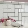 Liso Blanco White Brillo Metro Tiles 150x75