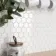 Pixel White Hexagon Gloss 50x50