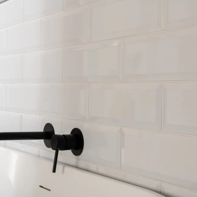 Metro White Gloss 300X100 Wall Tiles