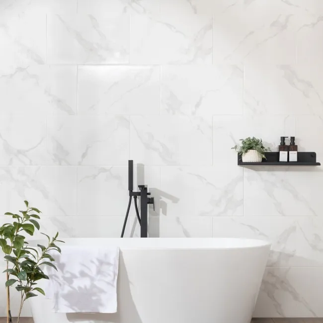 Nairobi Blanco Marble Effect Tiles