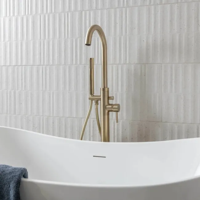 Manhattan Bone Wavy Stone Effect Tiles