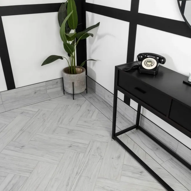 Star Wood Alpine Wood White Oak Wood Effect Tile