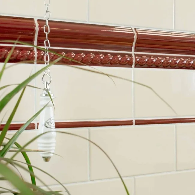 Liso Bone Cream Gloss Metro Tiles 100x200