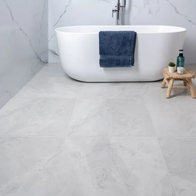 Makrana Breccia White Matt Wall and Floor Tiles