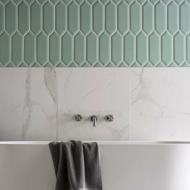 Pickett® Bevelled Mint Green Metro Tiles