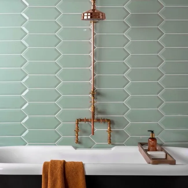 Pickett® Bevelled Mint Green Metro Tiles