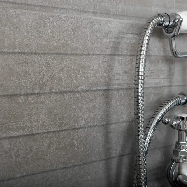 Porto Grey Matt Decor Concrete Effect Wall Tiles