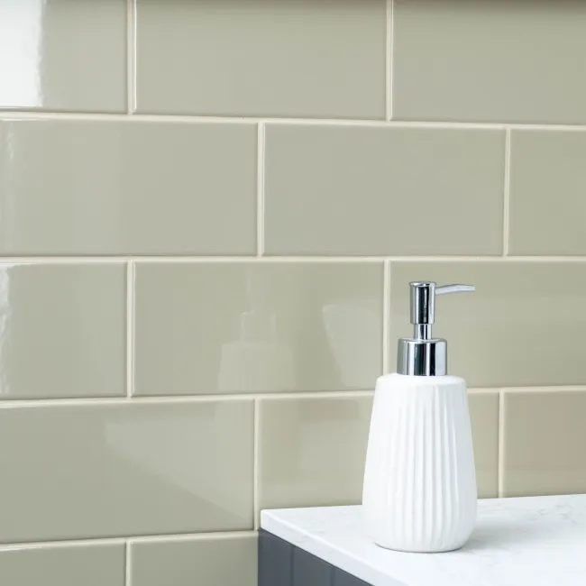 Monocolour Roca Beige Flat Gloss Metro 200x100