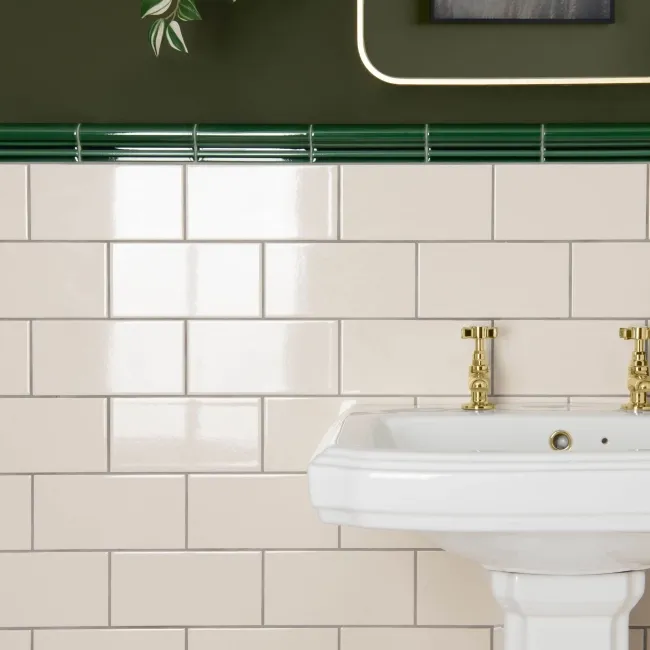 Monocolour Hueso Cream Flat Gloss Metro 200x100