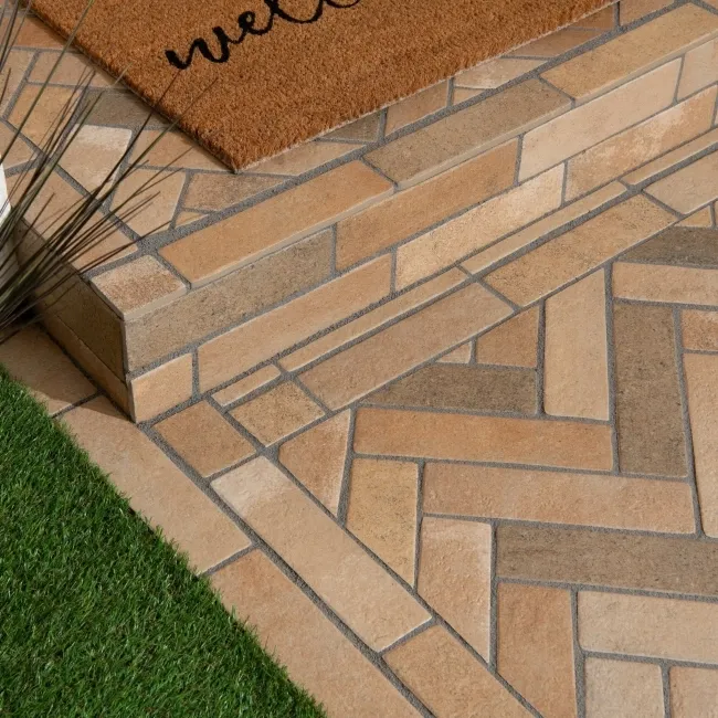Tosca Beige Matt Brick Effect Tiles 62x235x9mm