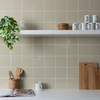 Monocolour Roca Beige Flat Gloss Square 150x150