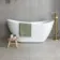 Porto White Matt Concrete Effect Wall and Floor Tiles 585x585