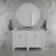 Tolana Grey Marble Effect Large Polished Porcelain Tiles