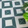 Zebra Green and White Matt Striped Wall and Floor Tiles