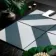Zebra Green and White Matt Striped Wall and Floor Tiles