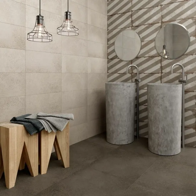 Langdale Decor Warm Patterned Matt Tiles