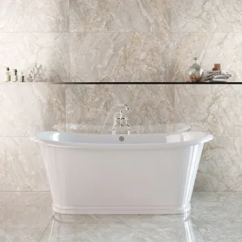 Tolana Ivory Marble Effect Large Polished Porcelain Tiles