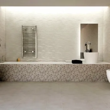 Vanguard Wave Marfil Concrete Effect Tiles
